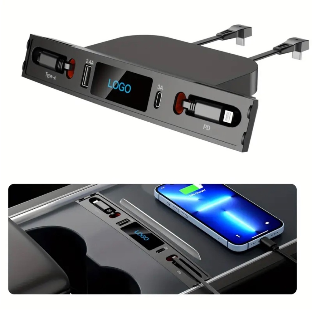 TESLA || CAR USE ONLY - Model 3/Y Retractable Hub Docking Station